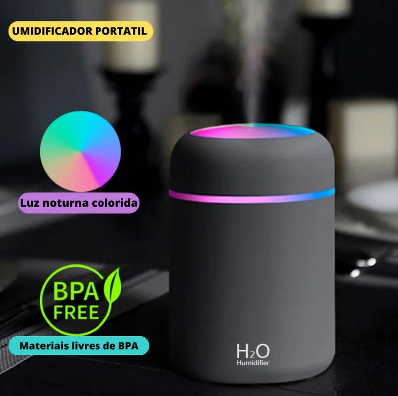 Umidificador de Ar Ultrassônico LED - MimoHouse