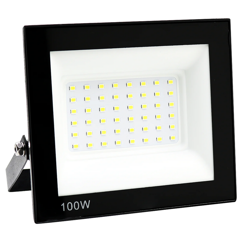 Refletor LED 100W Bivolt Impermeável Luz Branca Forte - MimoHouse