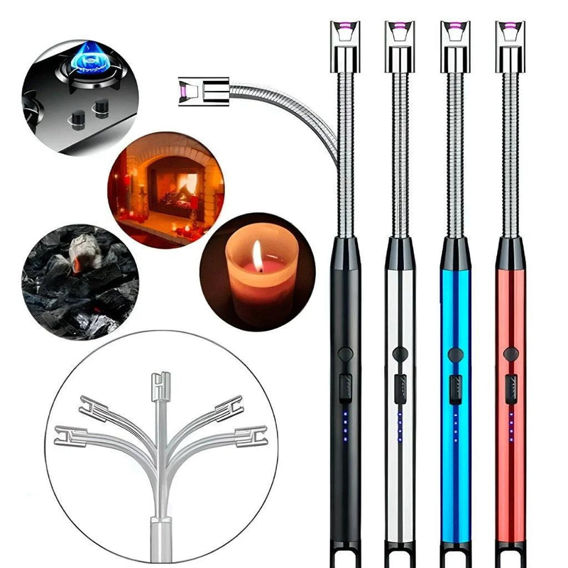 Acendedor Elétrico Recarregável por USB Luxo - MimoHouse