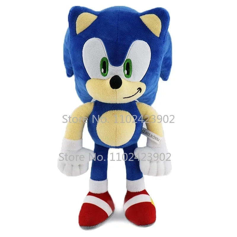 Sonic Knuckles Tails de Pelúcia Plush Super Macio 30cm - MimoHouse